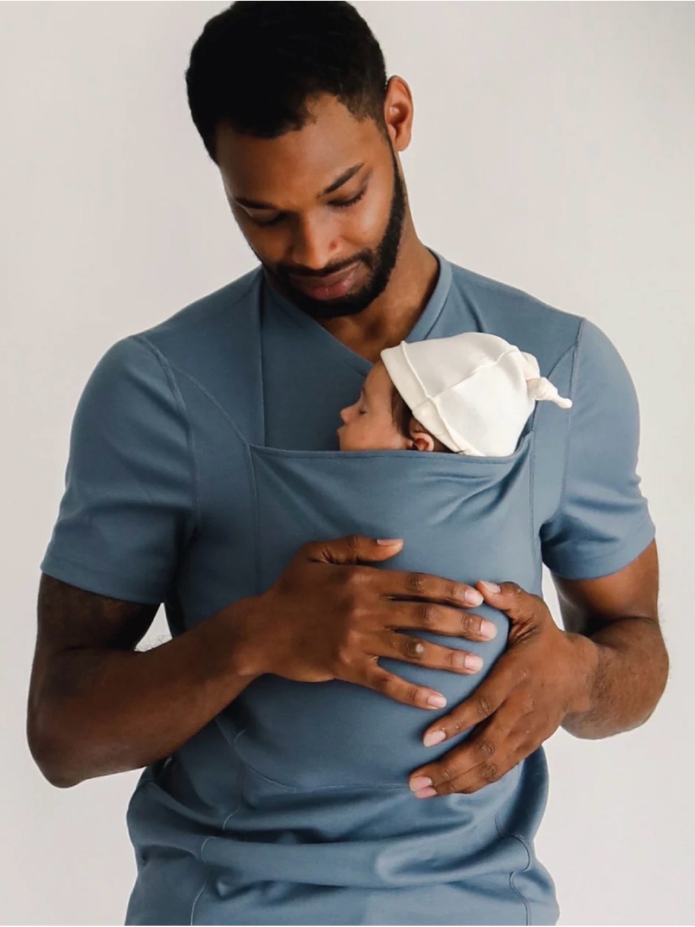 LALABU Dad Shirt Brook Blue Medium